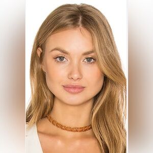 Ettika punk pony necklace. Rust & gold color